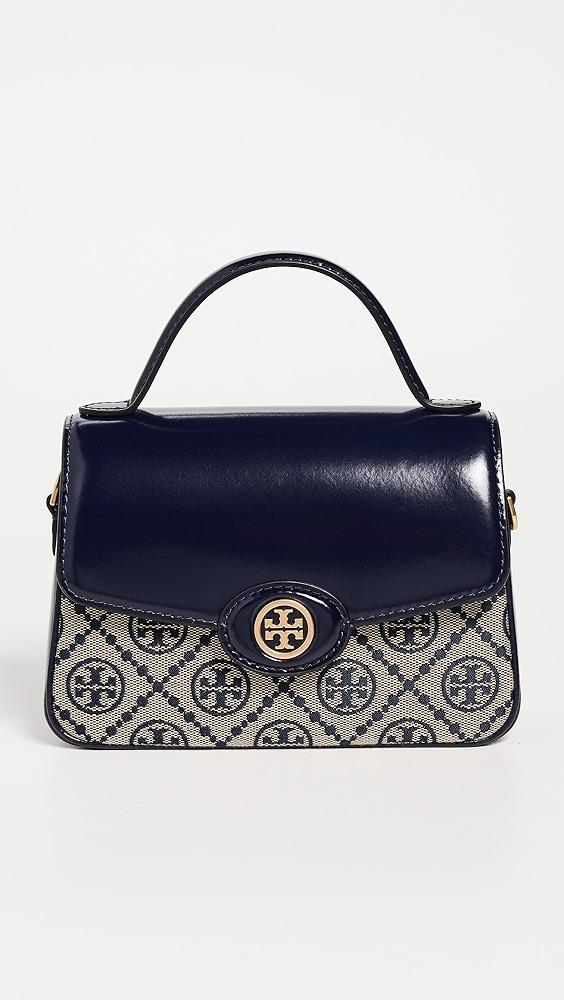 Tory Burch T Monogram Spazzolato Top Handle Satchel | Shopbop Product Image