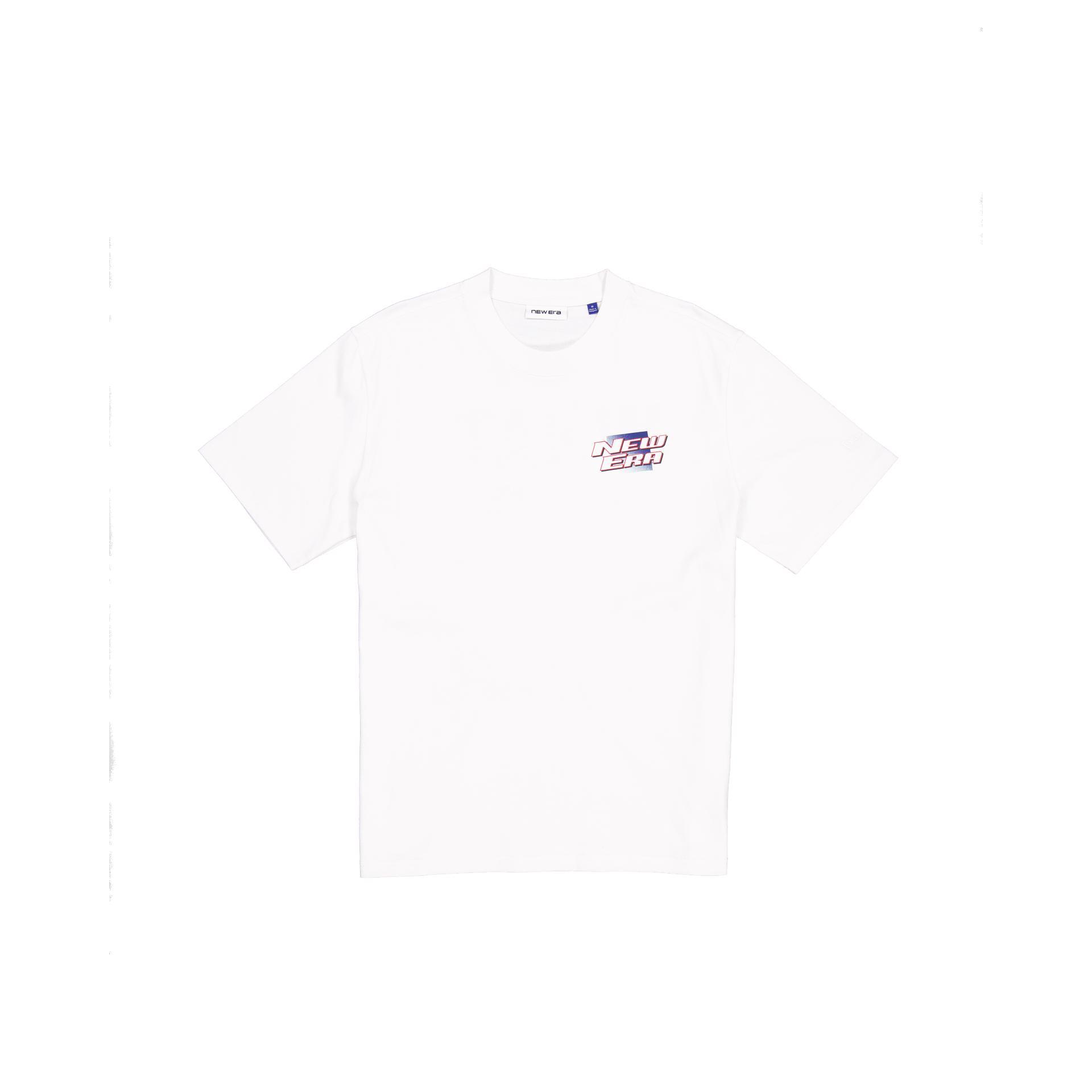 Brand New Era Go Pro Graphic College White T-Shirt Male Product Image