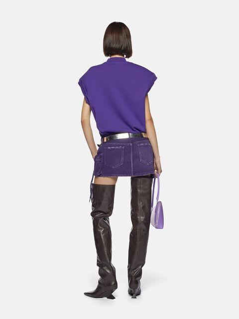 ''Fay'' purple mini skirt Product Image