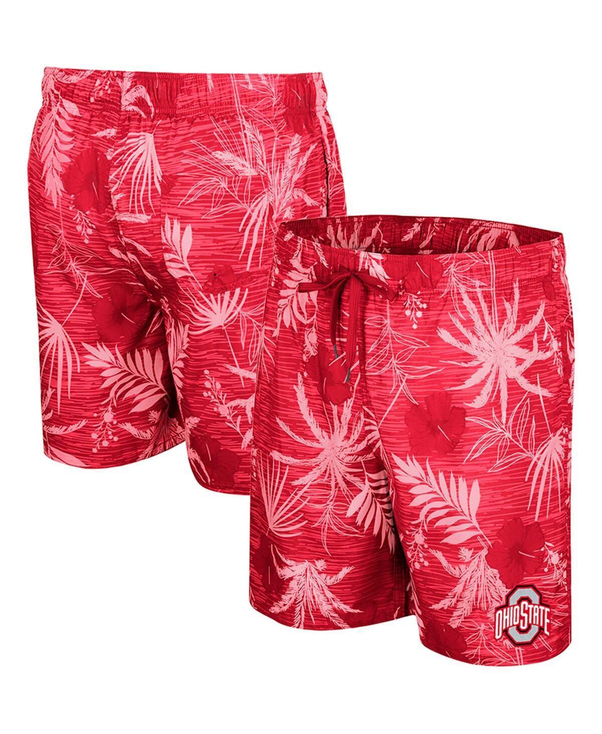 Mens Colosseum Scarlet Ohio State Buckeyes What Else is New Swim Shorts Product Image