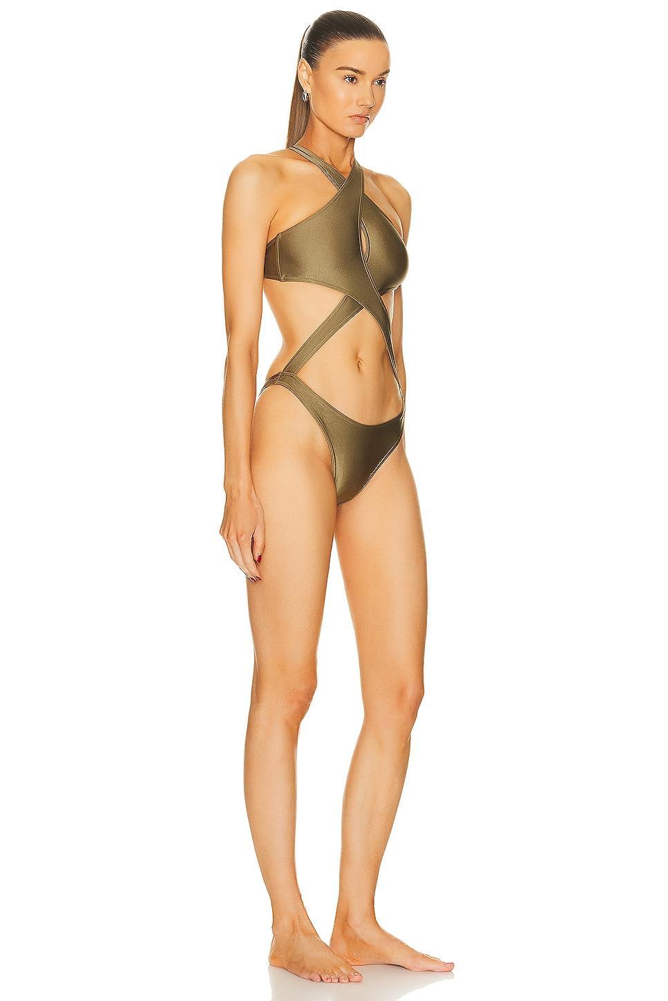 Bananhot Kaia One Piece Swimsuit Olive. (also in ). Product Image