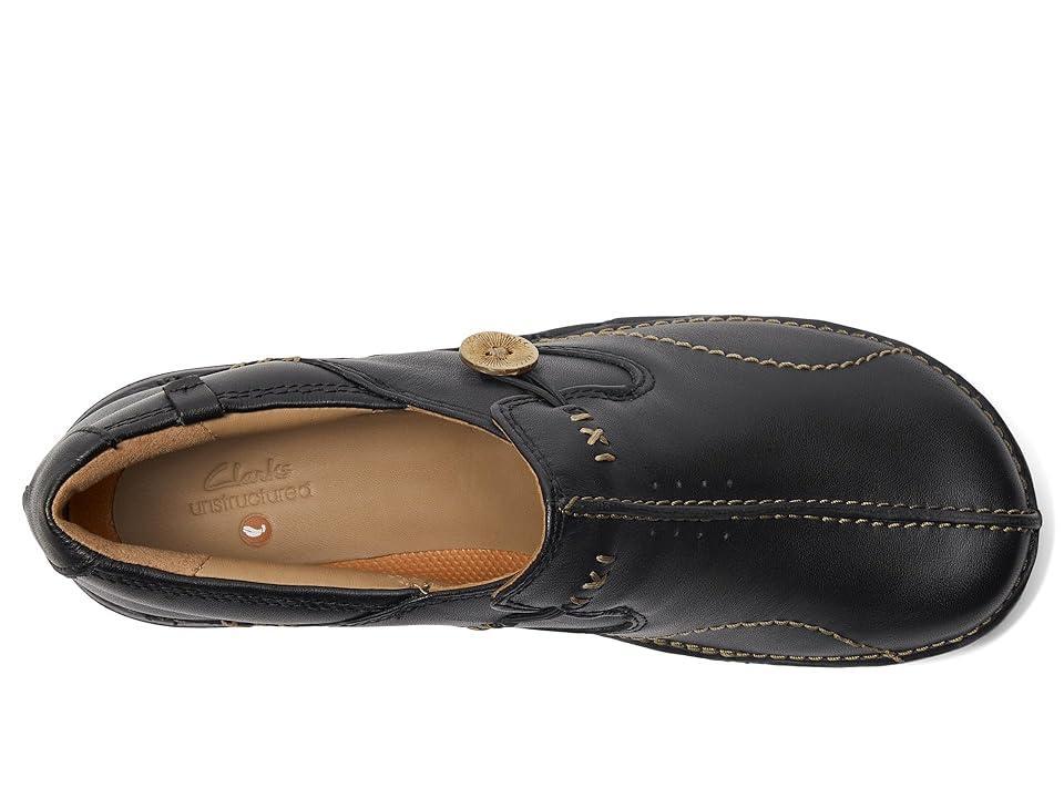 Clarks Un.loop Leather) Women's Slip on Shoes Product Image