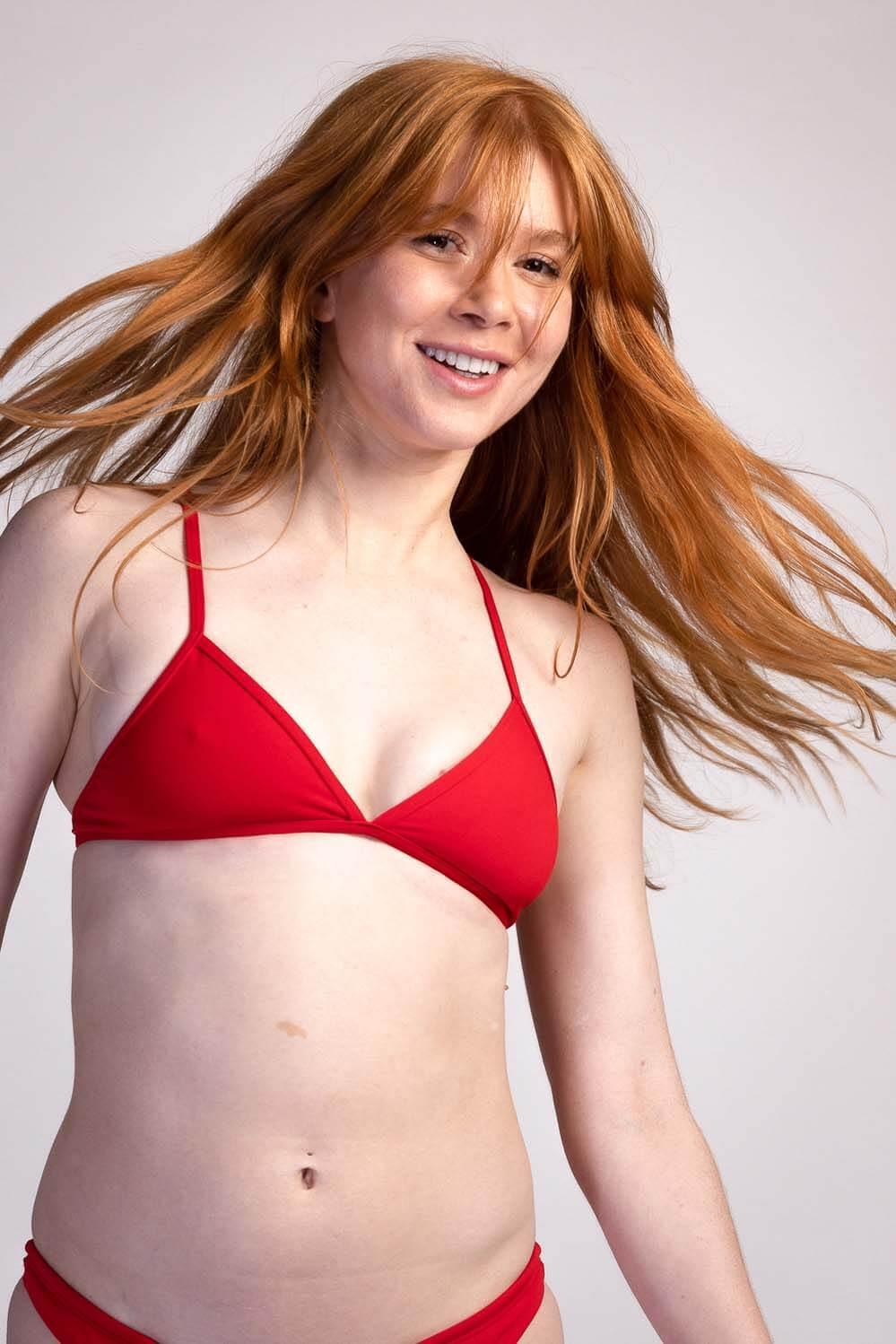 Ohara Bikini Top - Red Female Product Image