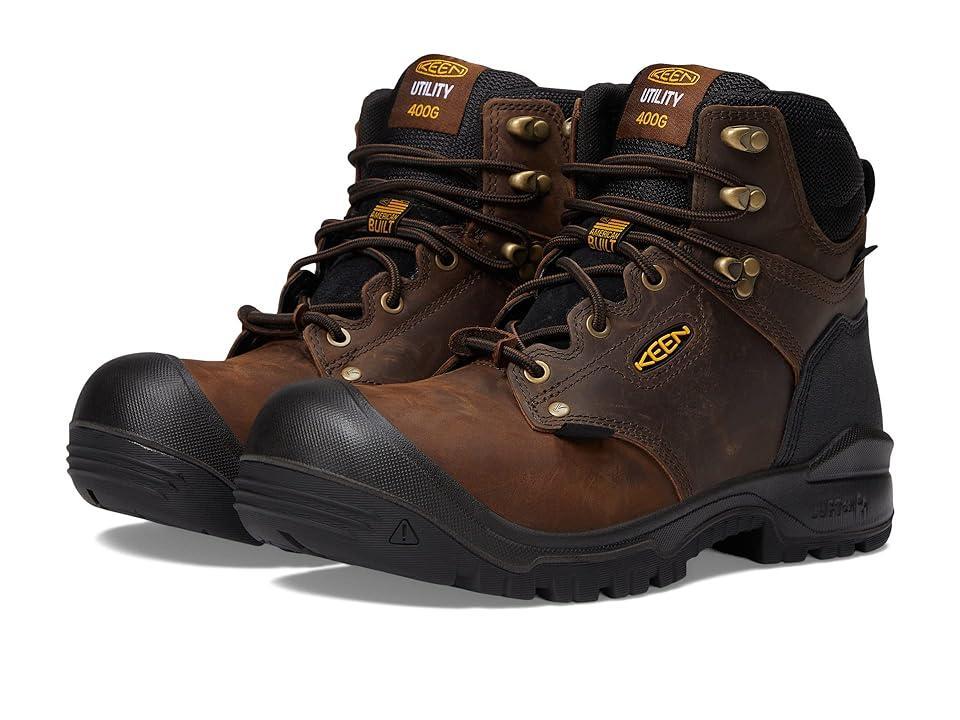 KEEN Utility 6 Independence WP 400G (Dark Earth/Black) Men's Shoes Product Image