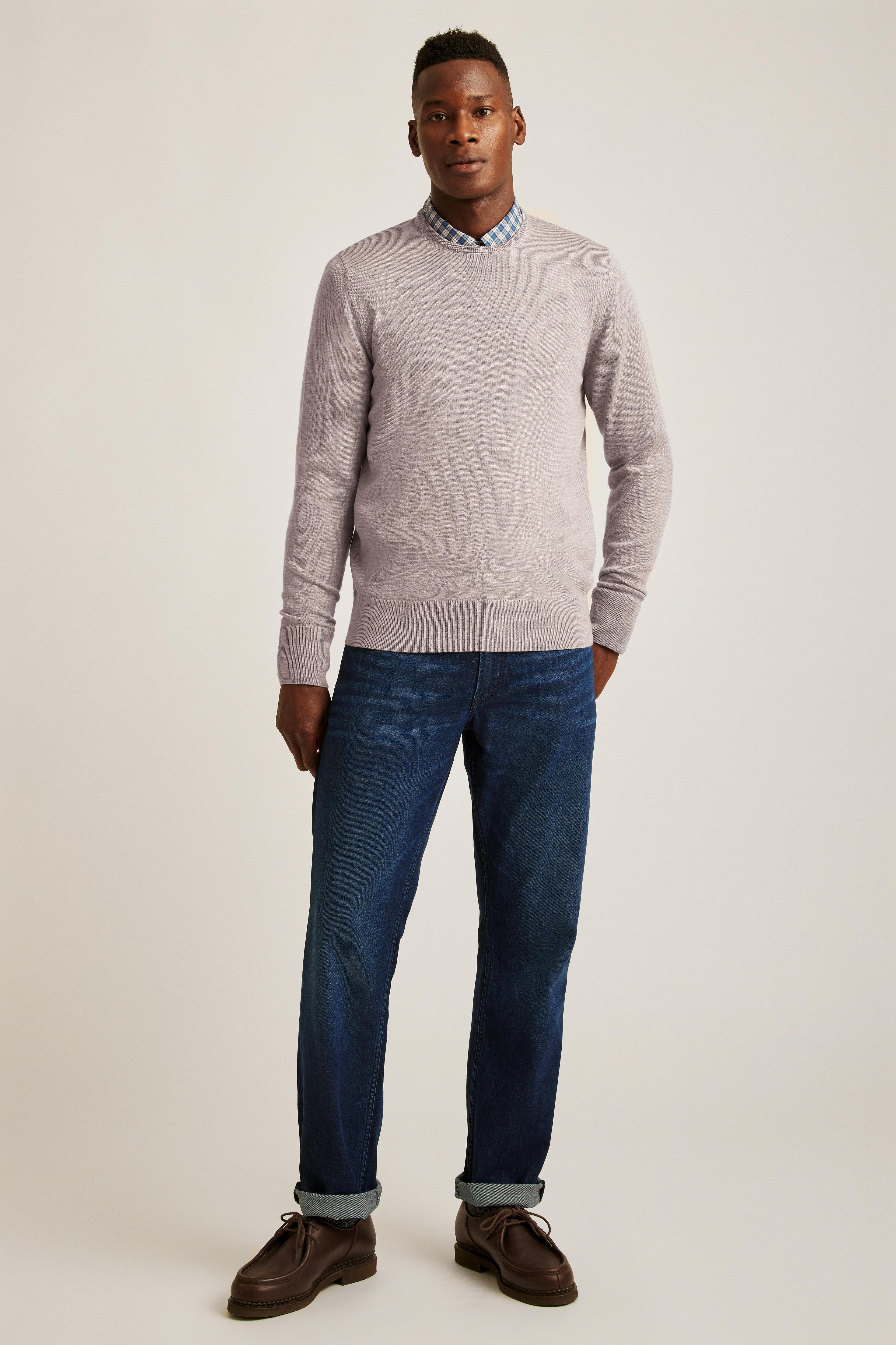 Washable Merino Crew Neck Sweater Product Image