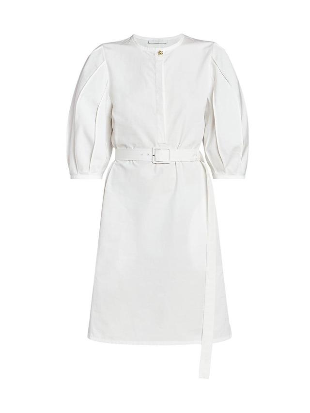 Chlo Belted Cotton Poplin Shirtdress Product Image