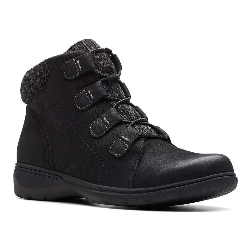 Clarks Carleigh Jade Womens Nubuck Ankle Boots Product Image