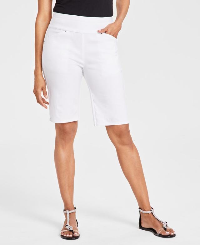 I.n.c. International Concepts Womens Mid Rise Pull-On Bermuda Shorts, Created for Macys Product Image