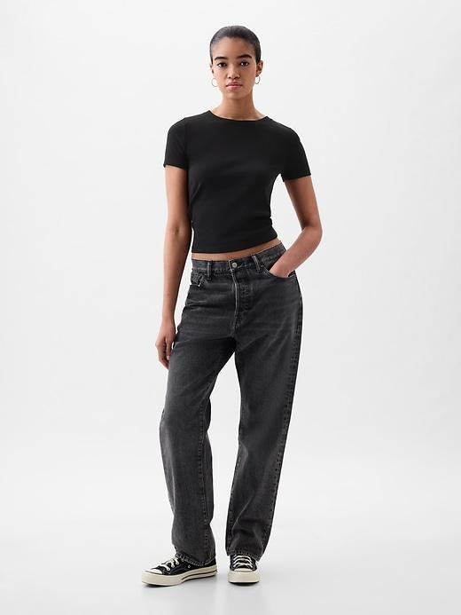 Modern Rib Cropped T-Shirt Product Image