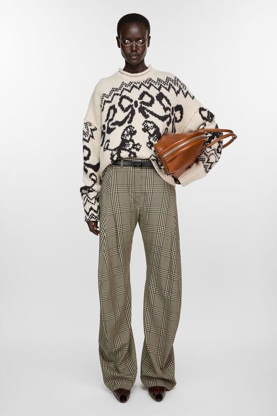 Plaid tailored trousers Product Image