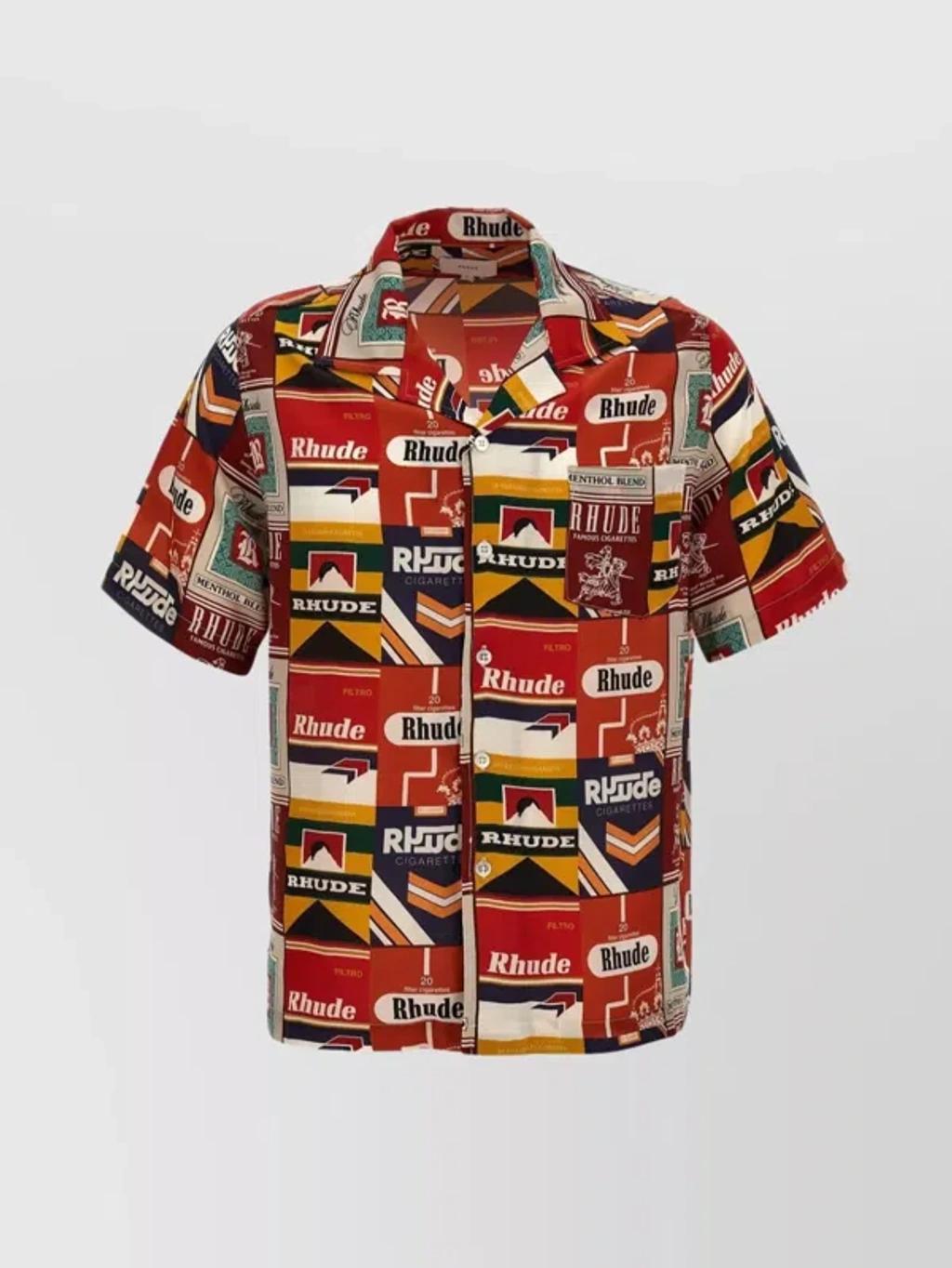 RHUDE Cigaretta Shirt, Blouse Multicolor Product Image