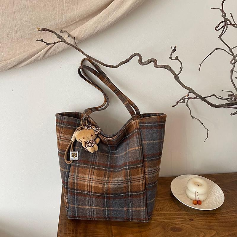 Plaid Tote Bag Product Image