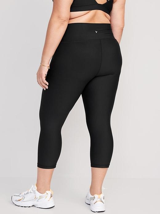 High-Waisted PowerSoft Crop Leggings Product Image