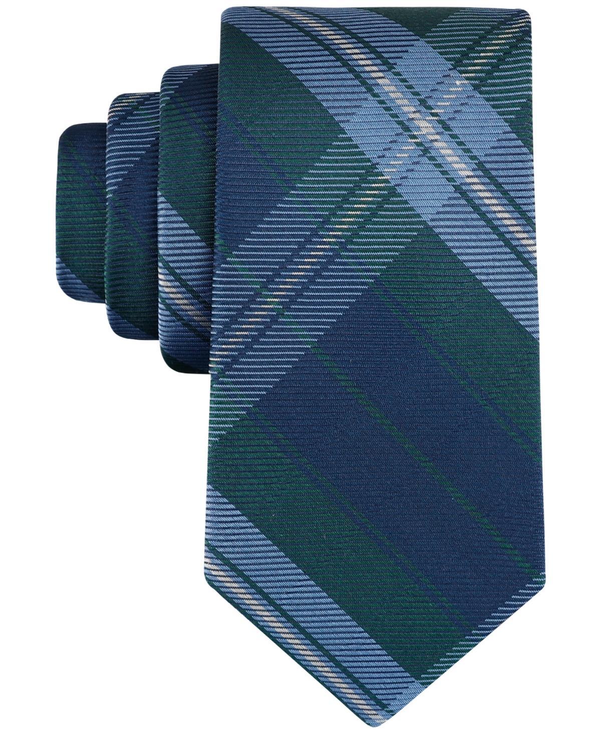 Tommy Hilfiger Mens James Plaid Tie - Navy Product Image