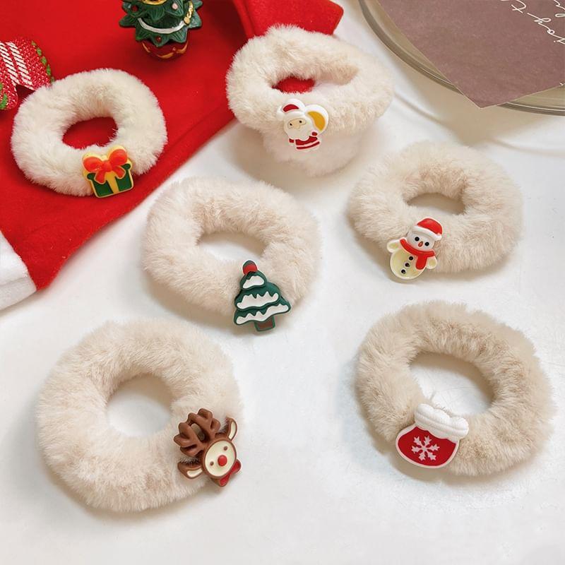 Christmas Fluffy Hair Tie Product Image