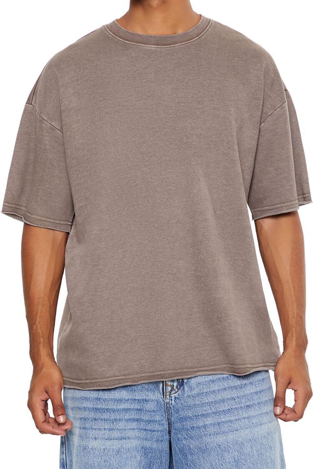 Mineral Wash Crew Tee | Forever 21 Product Image