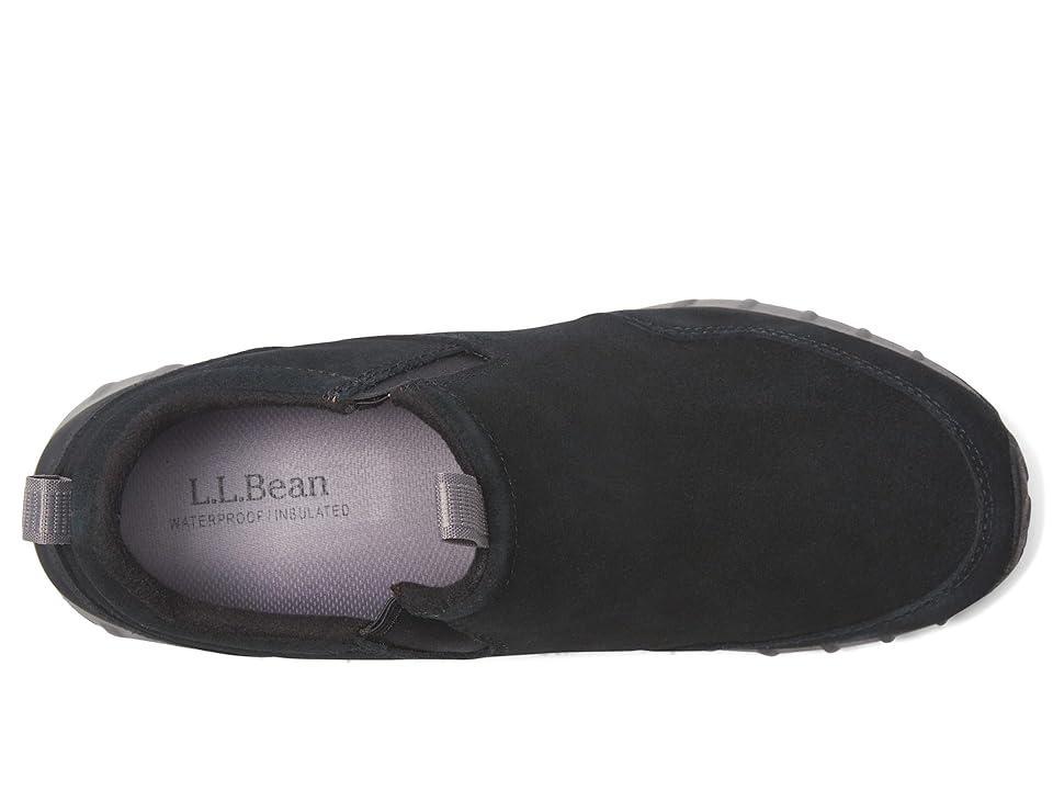 L.L.Bean Snow Sneaker 5 Low Waterproof Insulated Slip-On Black) Men's Shoes Product Image