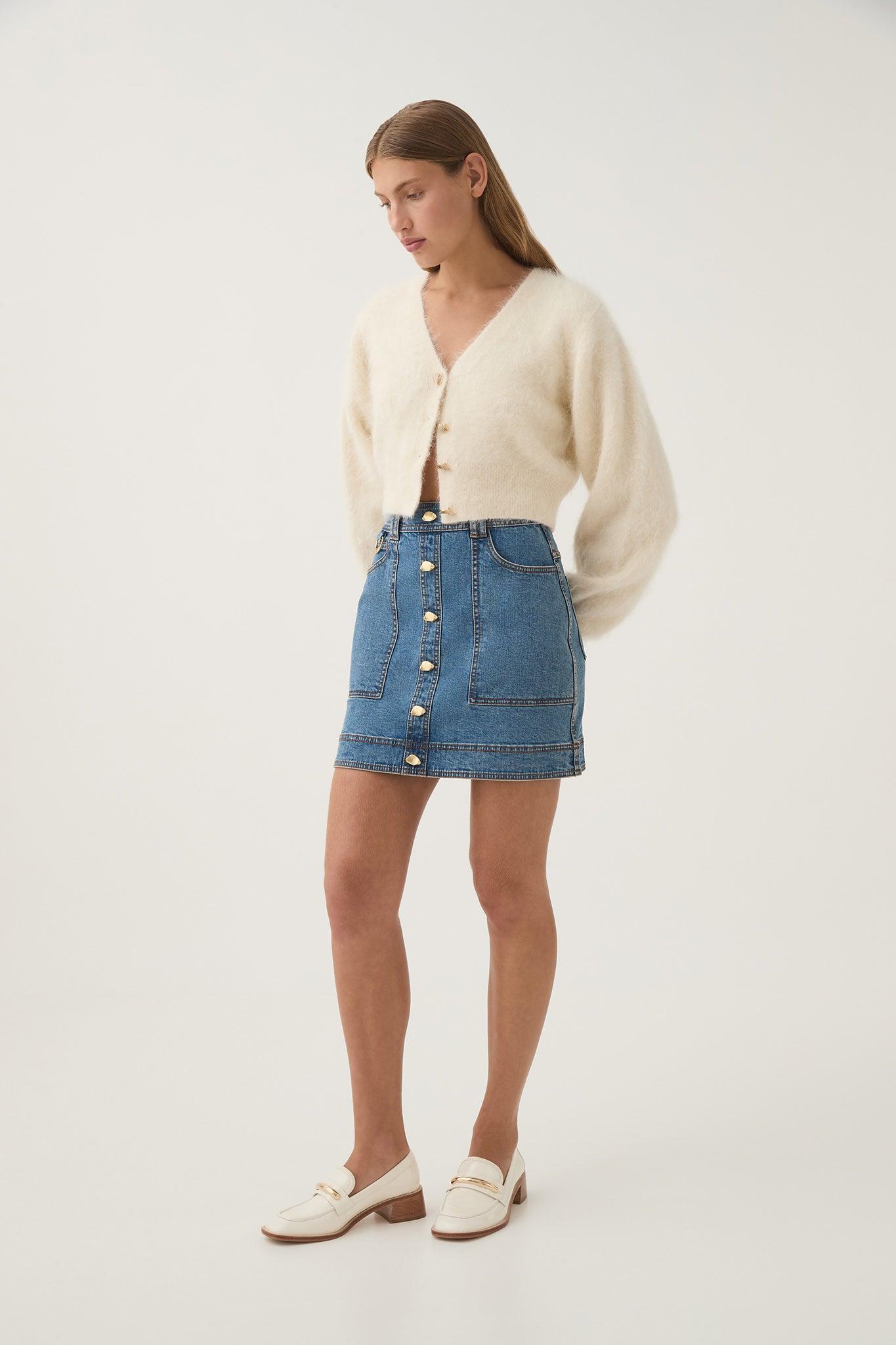 Belmond Denim Mini Skirt Product Image