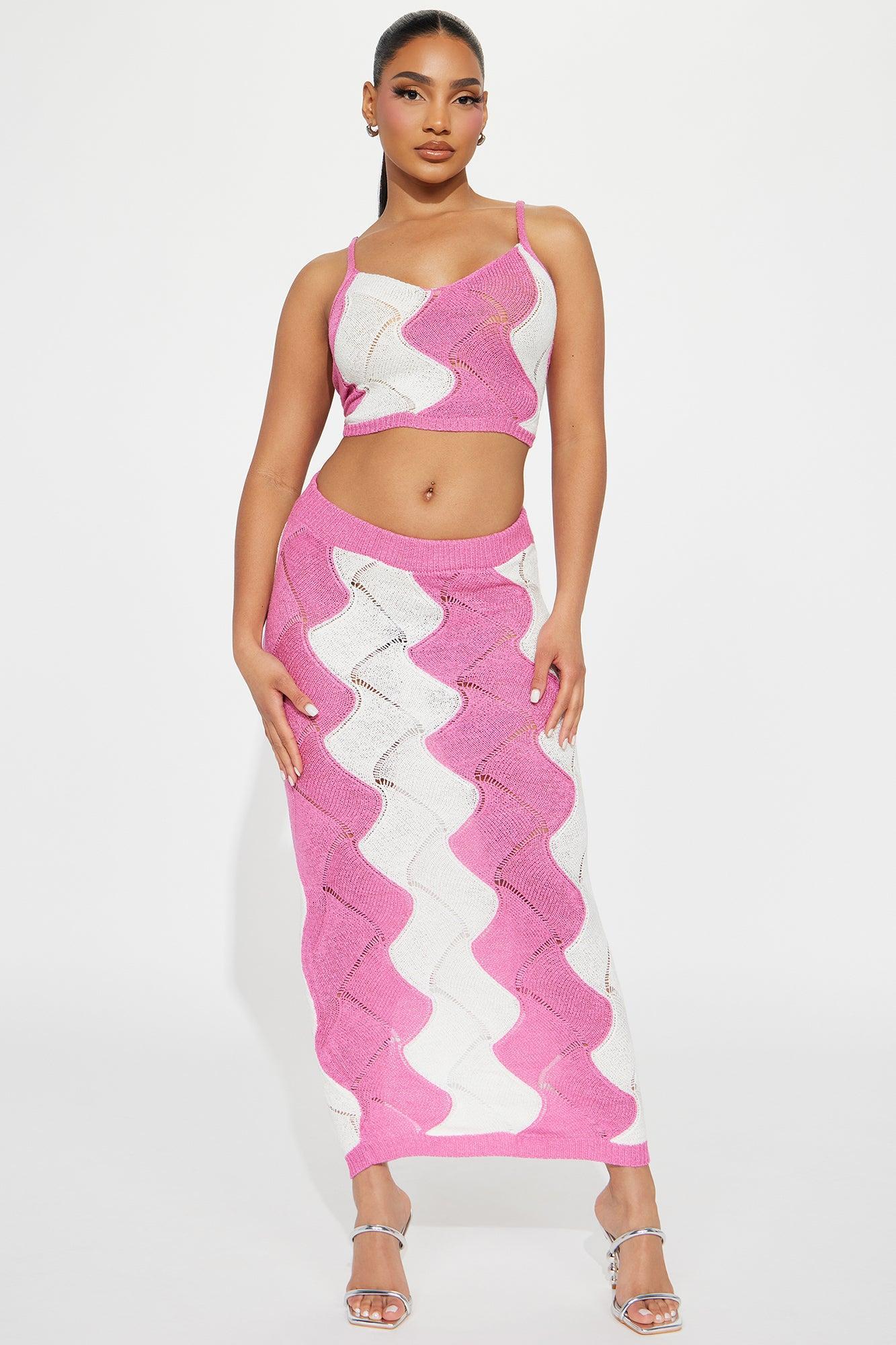 Summer Songs Skirt Set - Pink/combo Product Image