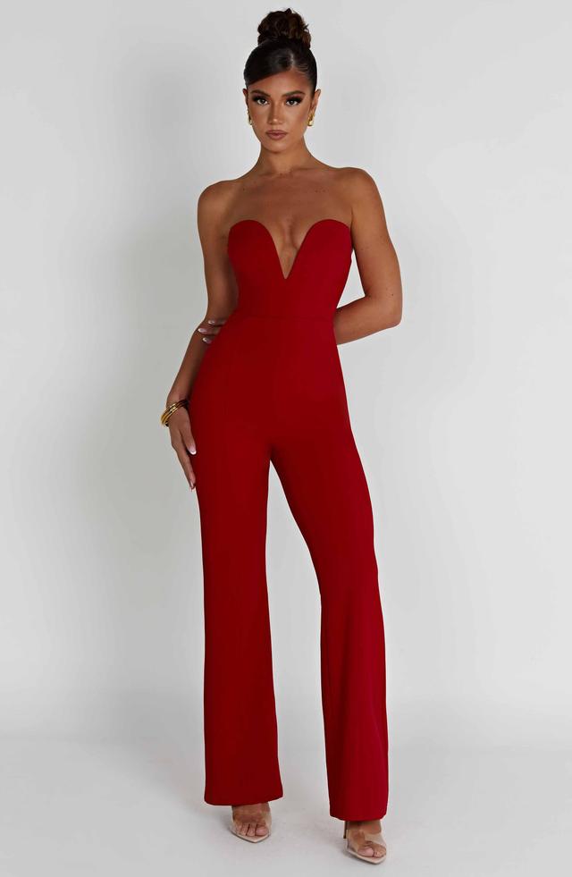 Jordi Jumpsuit - Red Product Image