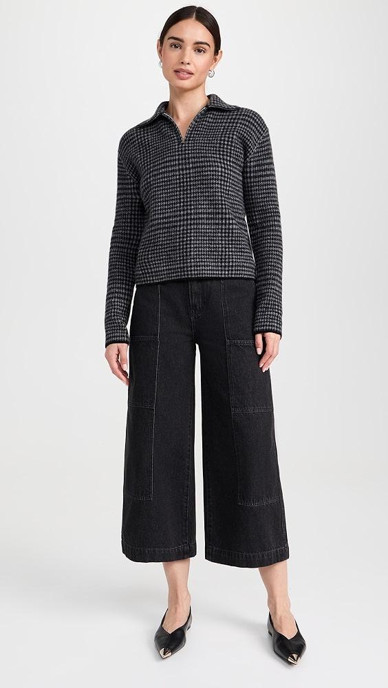 Vince Mid Rise Utility Crop Wide Pants | Shopbop Product Image