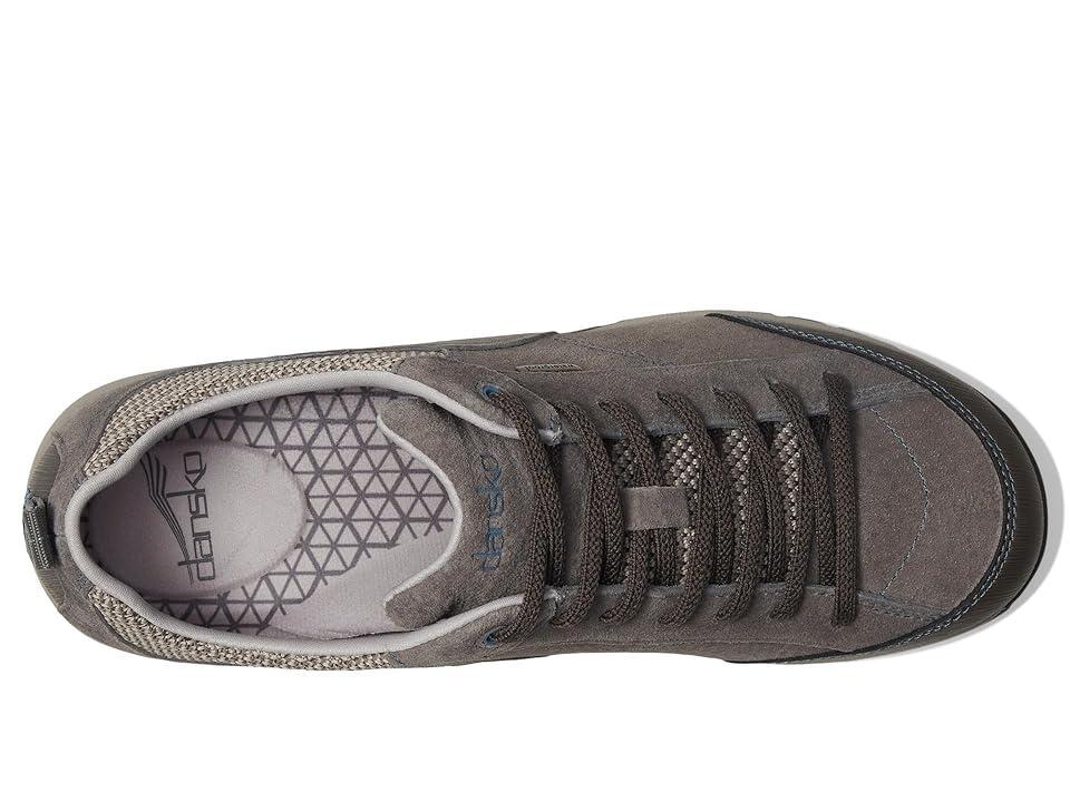 Dansko Paisley (Grey/Blue Suede Waterproof) Women's Lace up casual Shoes Product Image