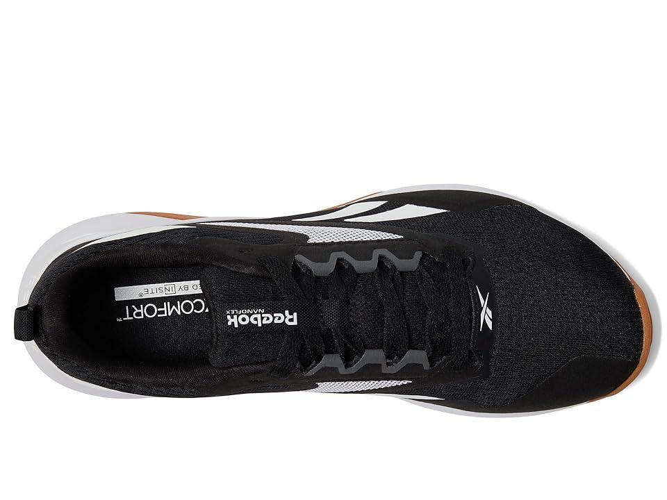 Reebok Nanoflex TR 2 (Black/White/Gum) Men's Shoes Product Image