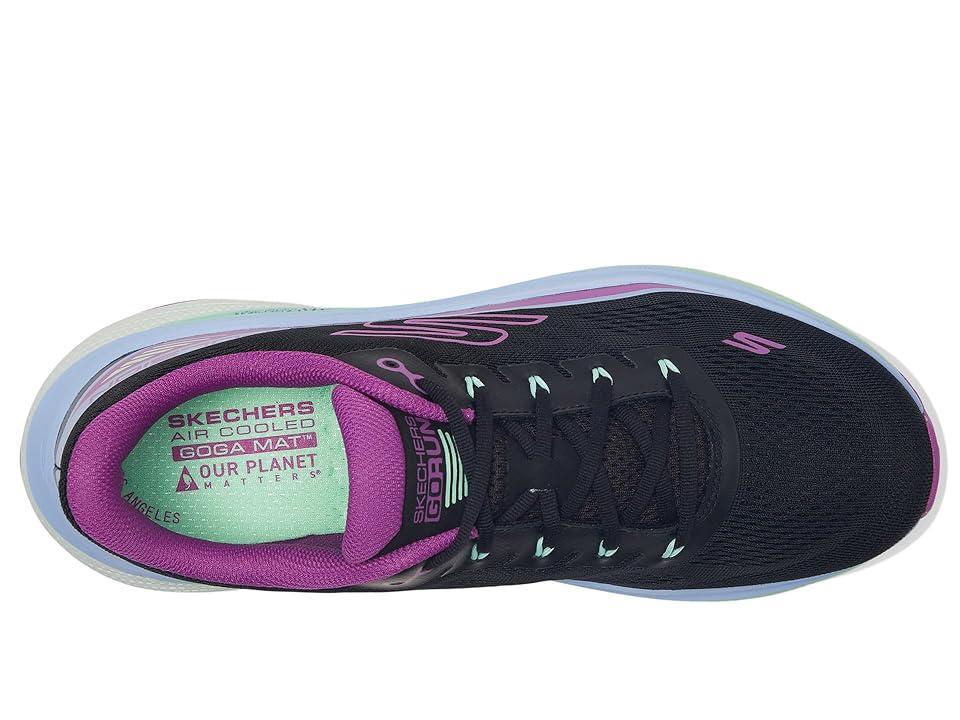 SKECHERS Max Cushioning Propulsion (Black/Purple) Women's Shoes Product Image