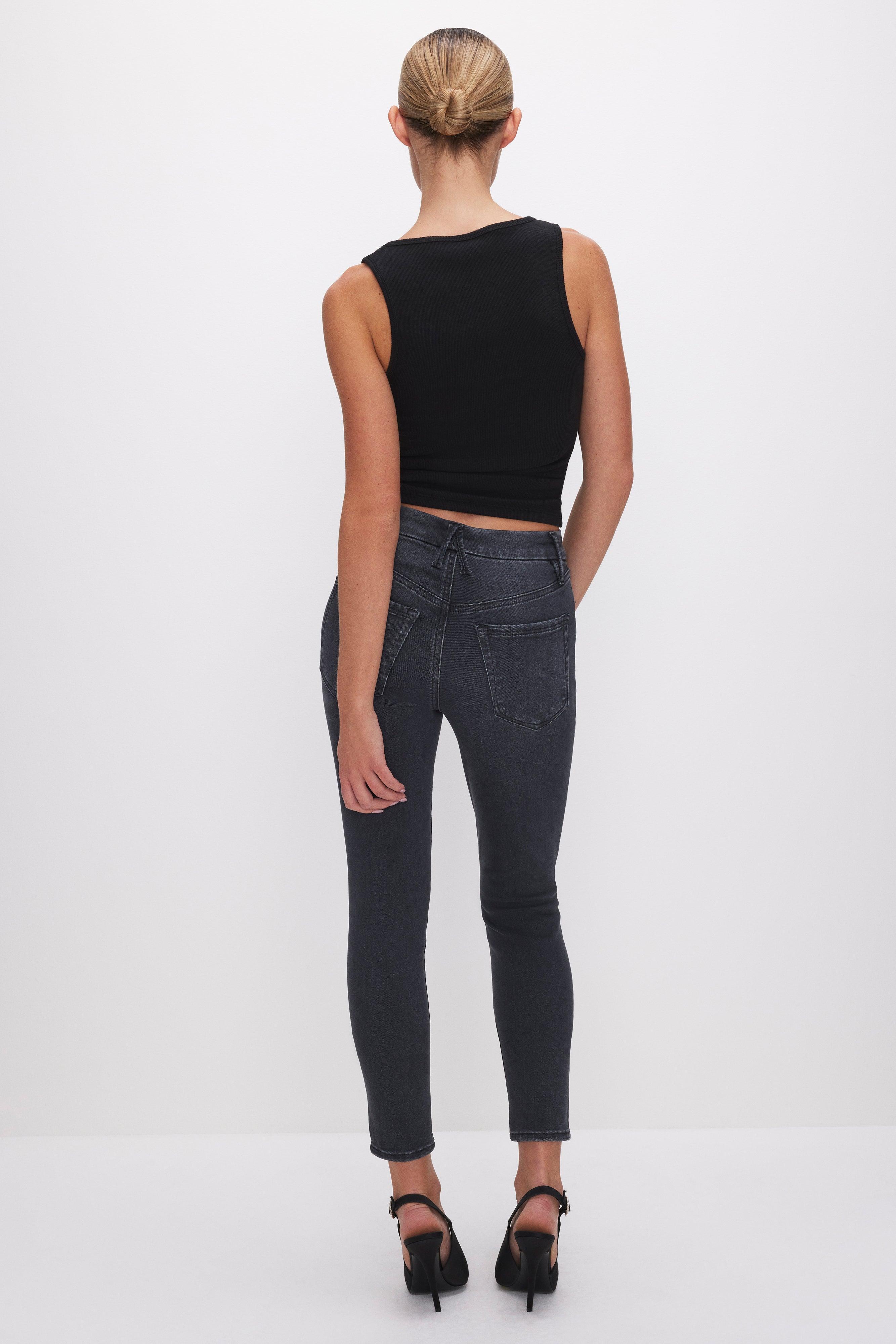 ALWAYS FITS GOOD LEGS SKINNY CROPPED JEANS | BLACK325 Product Image