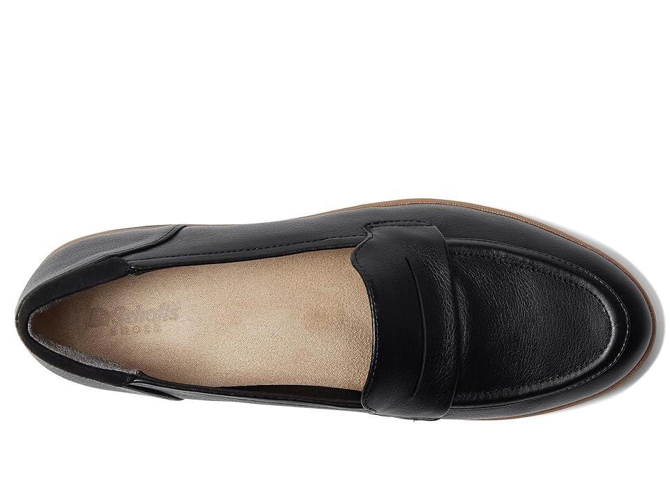 Lina Leather Point-toe Ballerina Flats In Tan Product Image