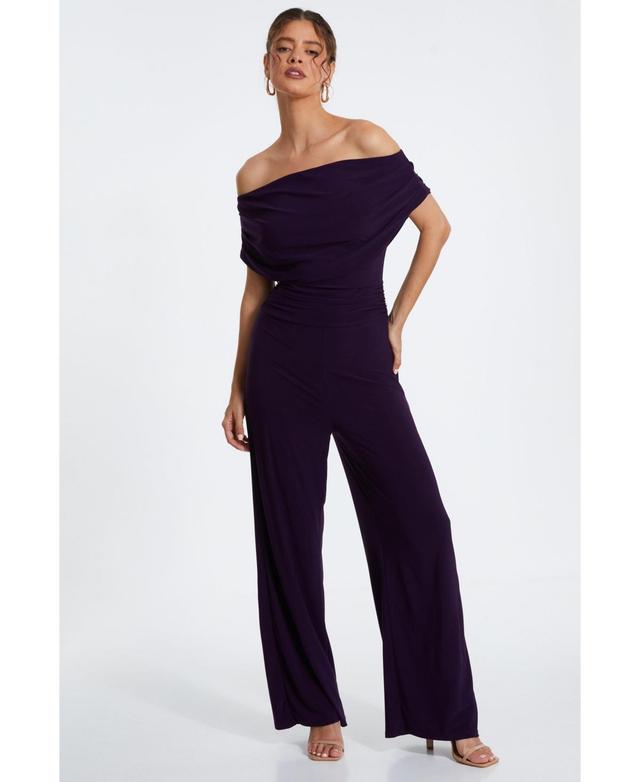 Quiz Womens Ity Bardot Palazzo Jumpsuit Product Image