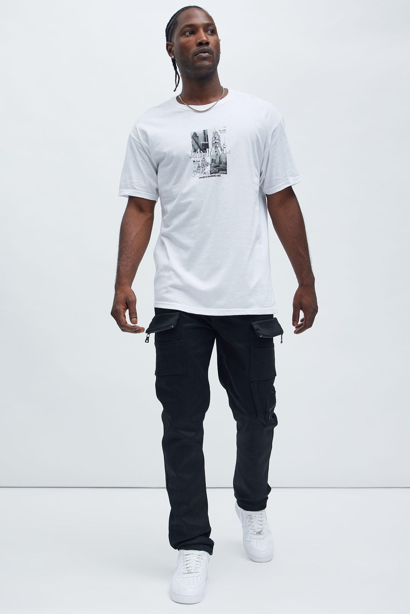 Simplicity Is An Acquired Taste Short Sleeve Tee - White Product Image