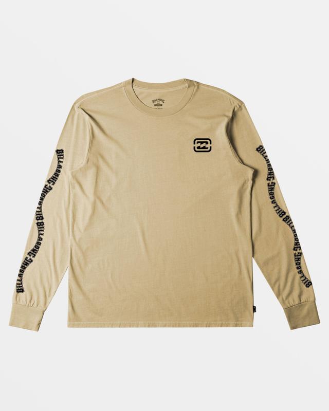 Bracket Wave Long Sleeve T-shirt - Hazel Male Product Image