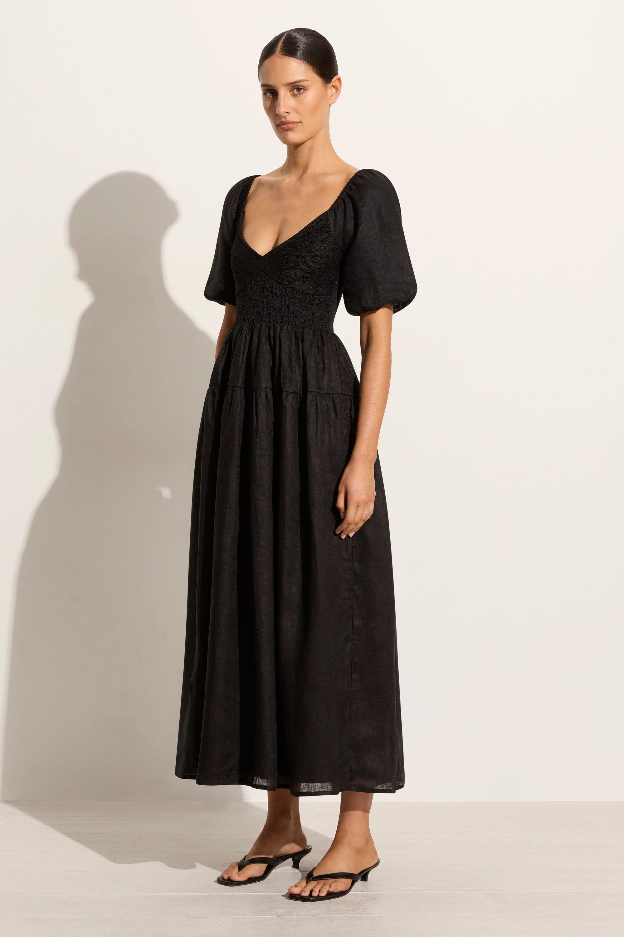 Rosarico Midi Dress Black - Final Sale Product Image