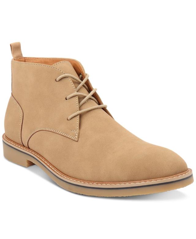 Club Room Mens Nathan Faux-Leather Lace-Up Chukka Boots, Created for Macys Product Image