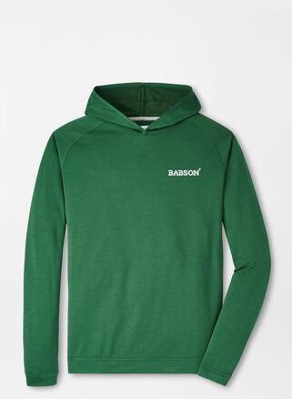 Peter Millar Mens Babson Pine Performance Hoodie | Color: Green | Size: L Product Image