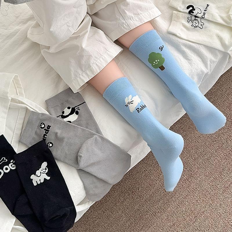 Cartoon Print Socks Product Image