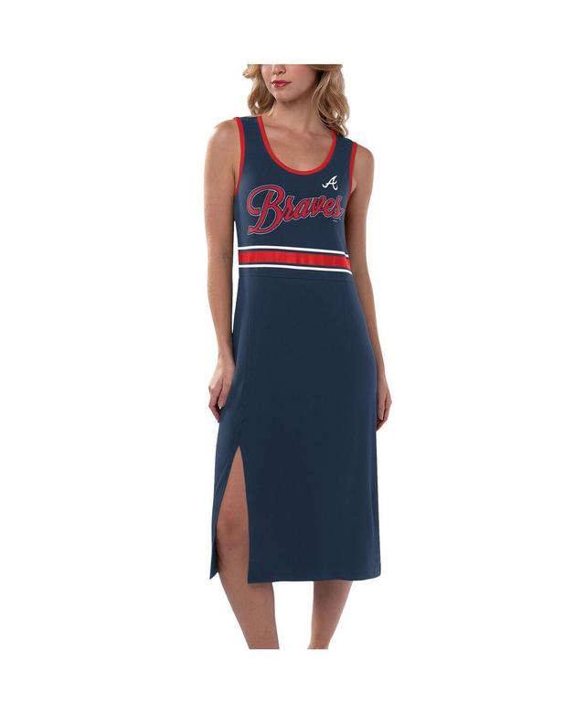 Womens G-iii 4Her by Carl Banks Navy Atlanta Braves Main Field Maxi Dress Product Image