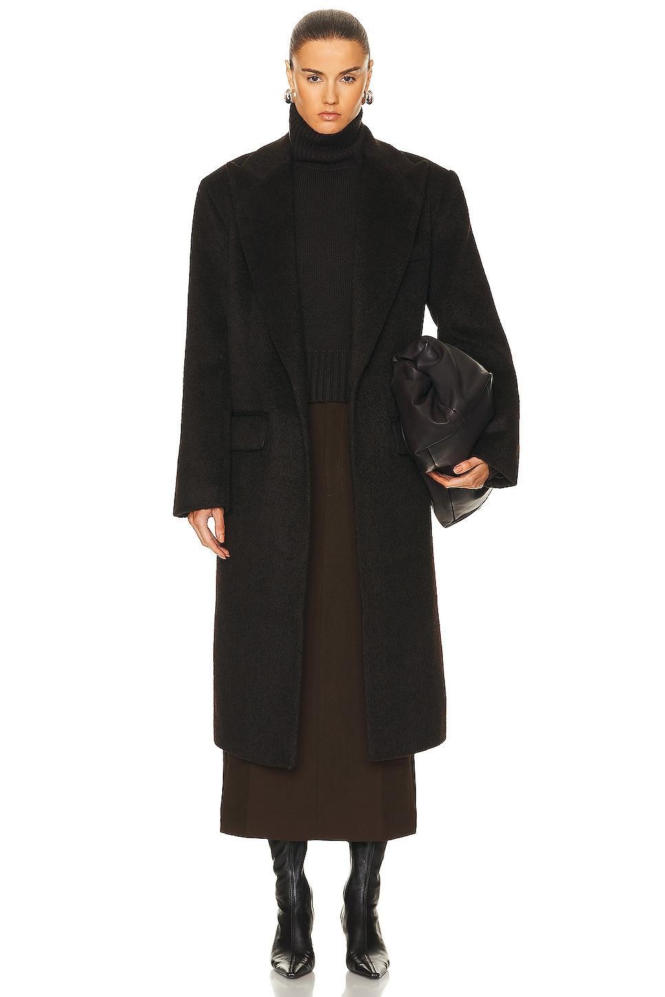 GRLFRND Flora Coat in Brown Product Image