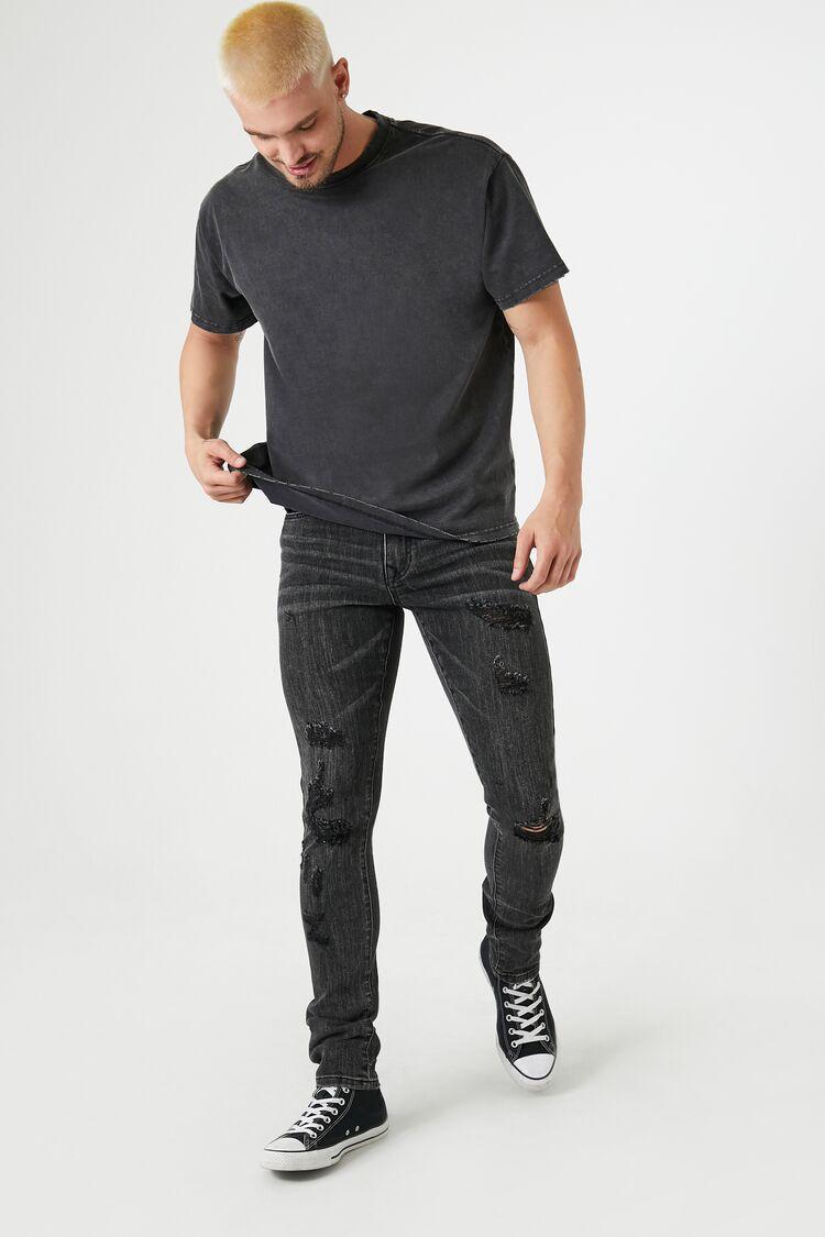 Embroidered Out of Luck Skinny Jeans | Forever 21 product image