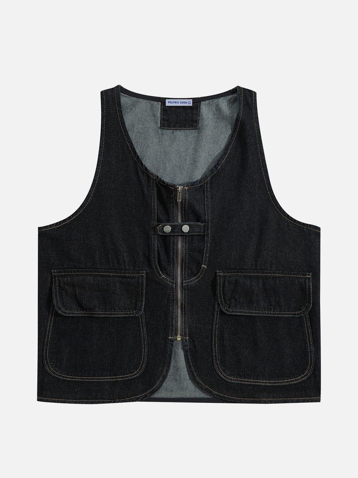 Aelfric Eden Vintage Denim Vest Product Image