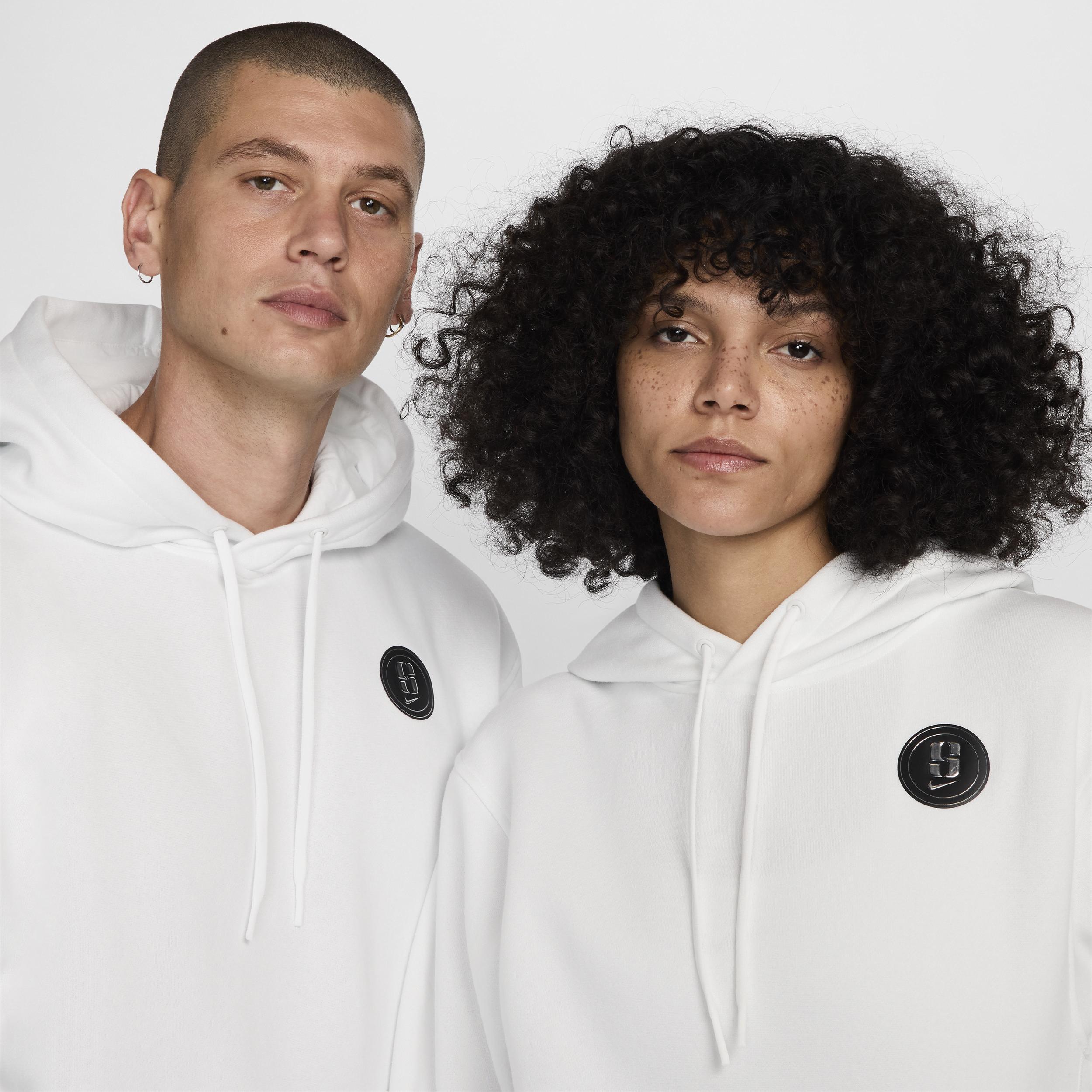 Nike Womens Sabrina Signature Hoodie - Summit White/Black Product Image