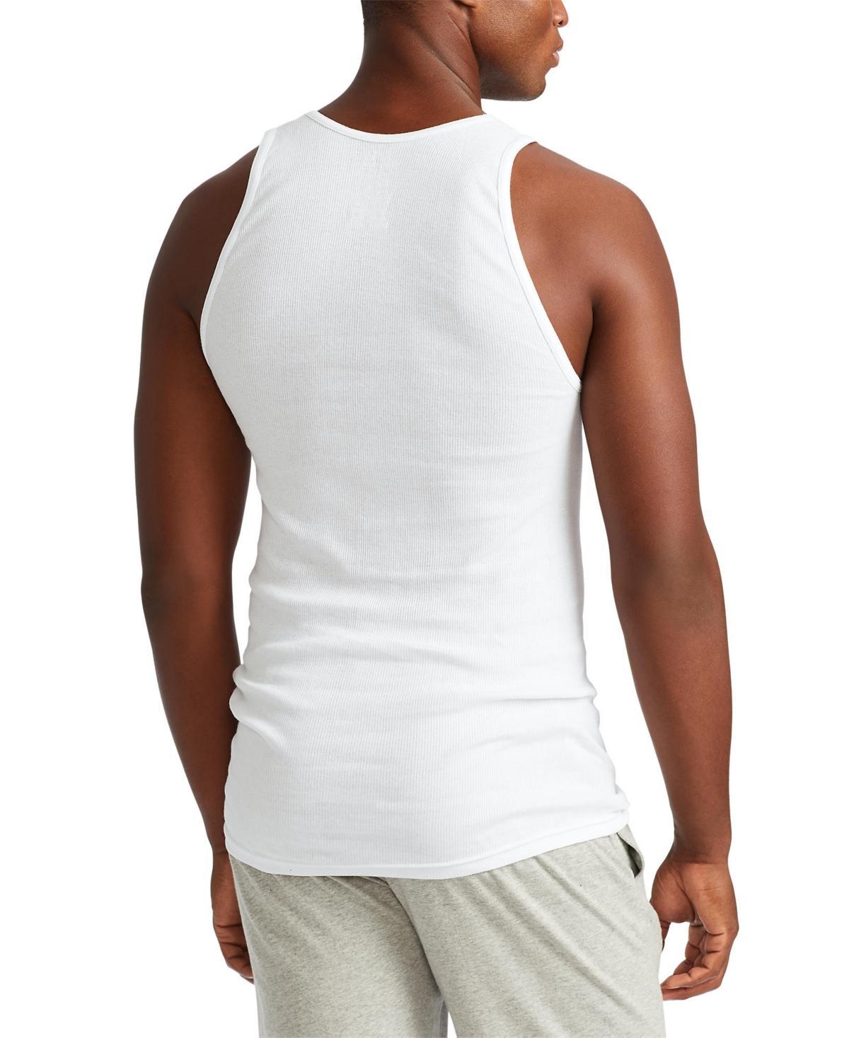 POLO RALPH LAUREN Men's Classic-fit Tank Top, 3-pack In White Product Image