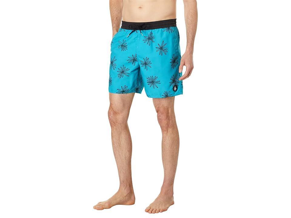 Volcom Polly Pack 17 Trunks (Electric ) Men's Swimwear Product Image