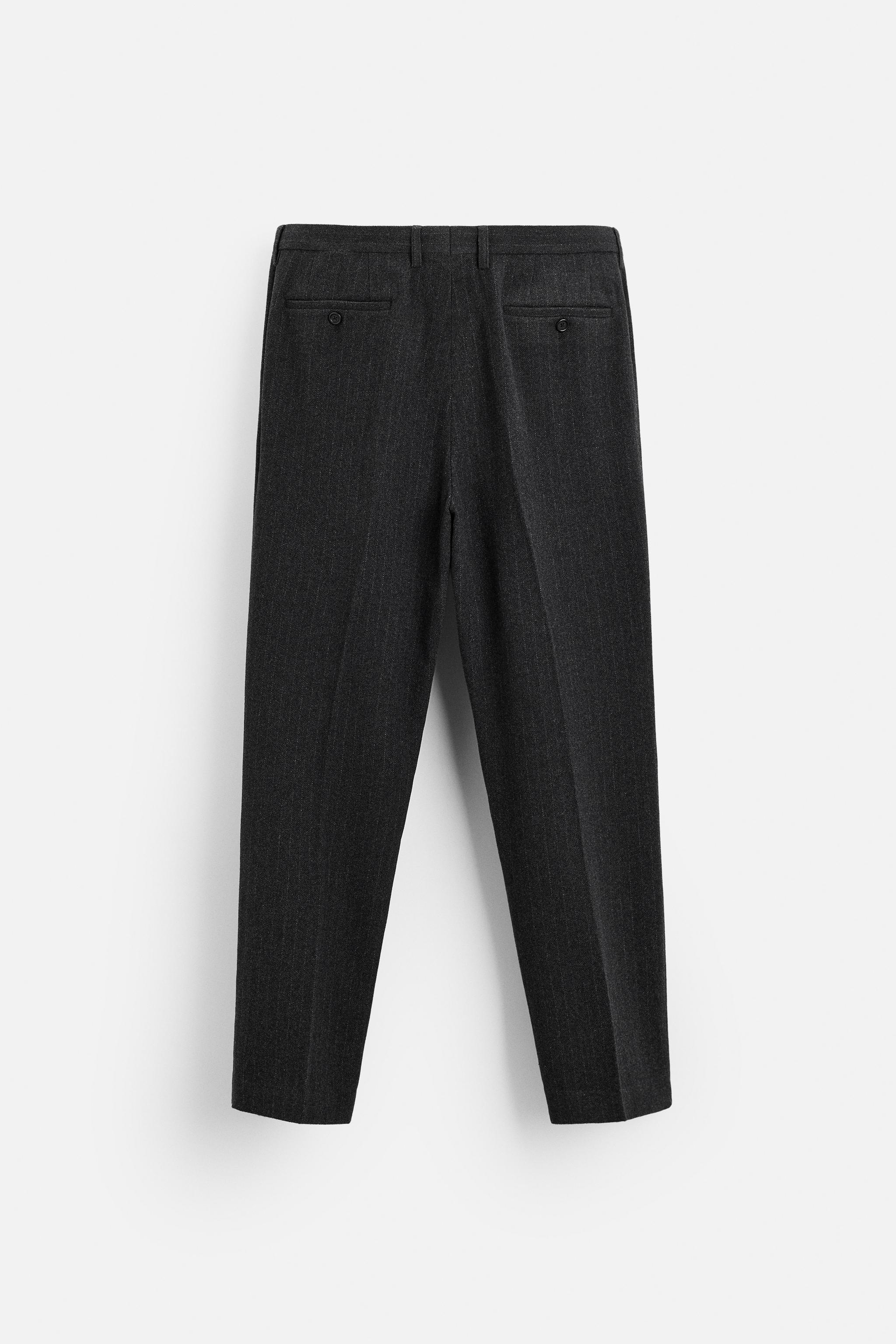 PINSTRIPE SUIT PANTS Product Image