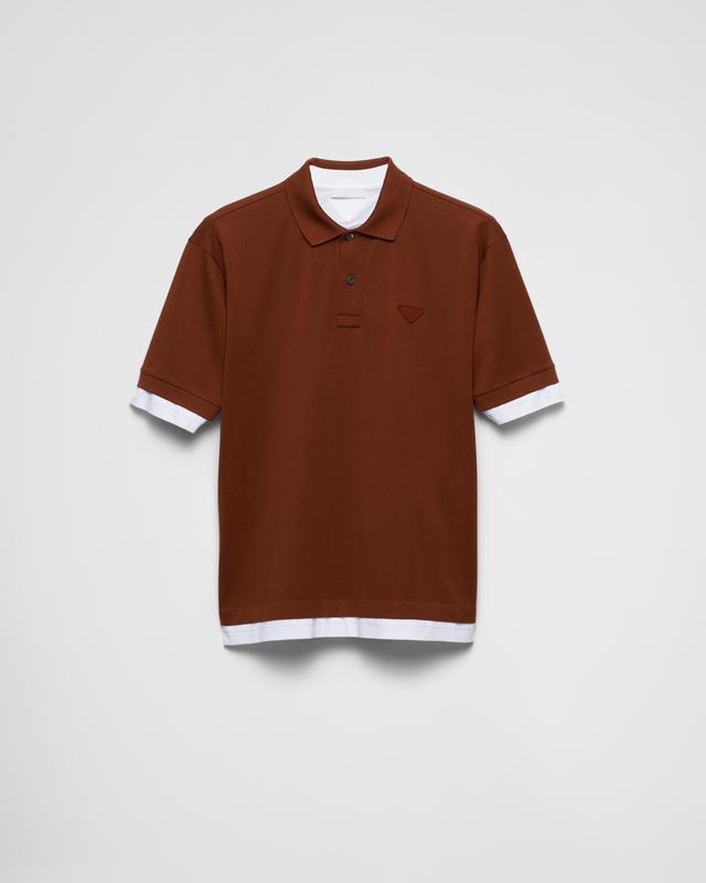 Cotton polo shirt Product Image