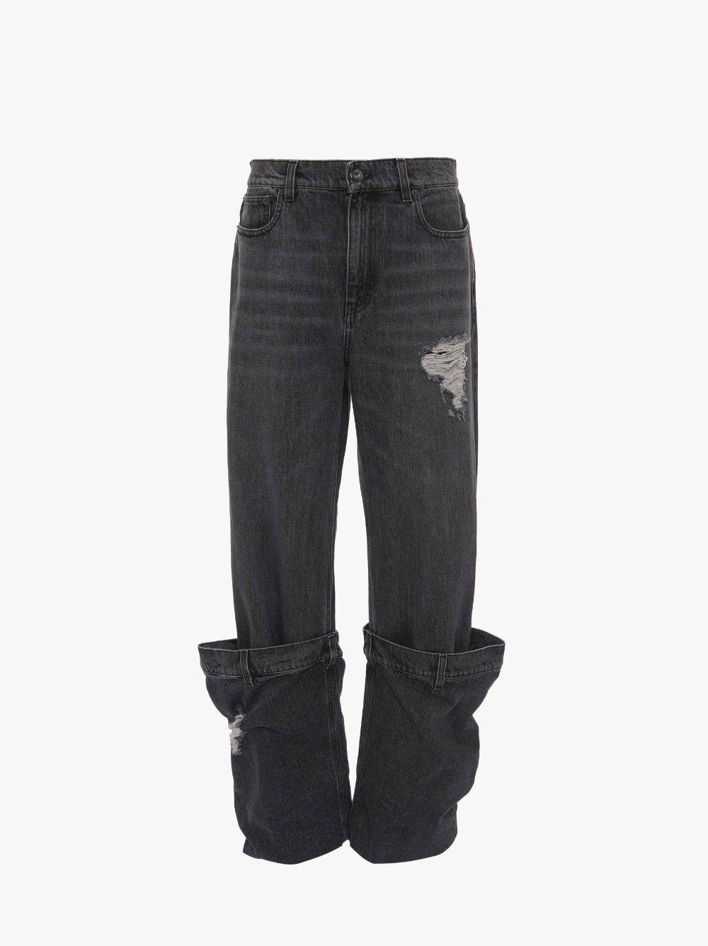 BUCKET DENIM JEANS in black | JW Anderson US  Product Image