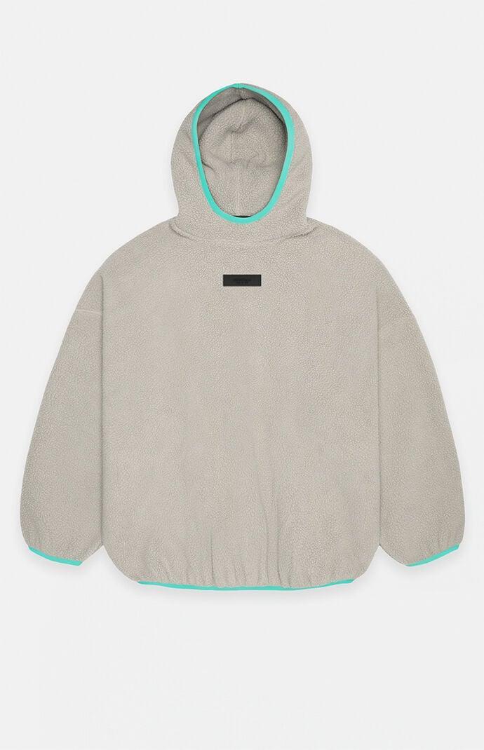 Fear of God Essentials Mens Sherpa Polar Fleece Hoodie - Product Image