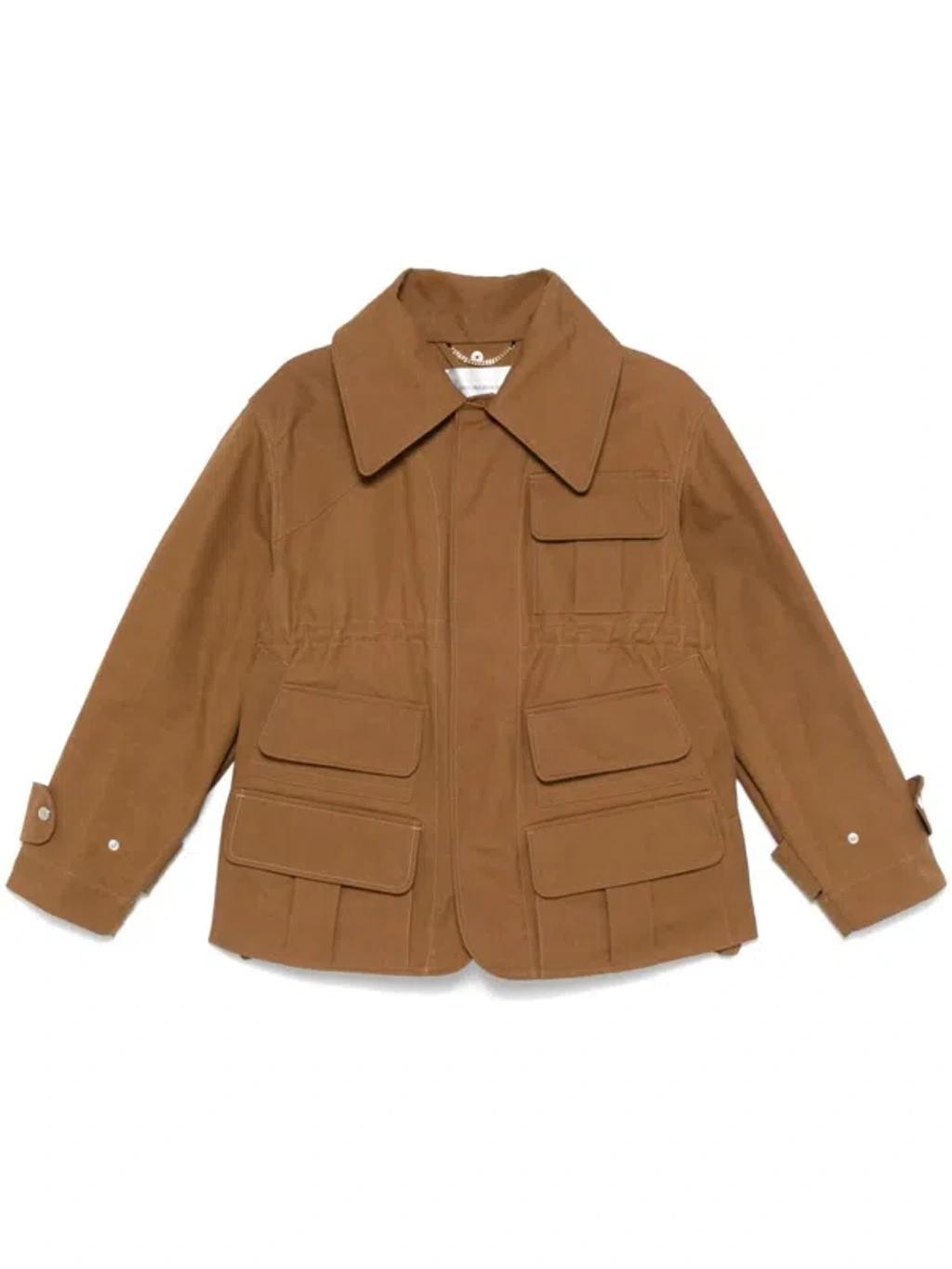 Cotton Jacket In Beige product image