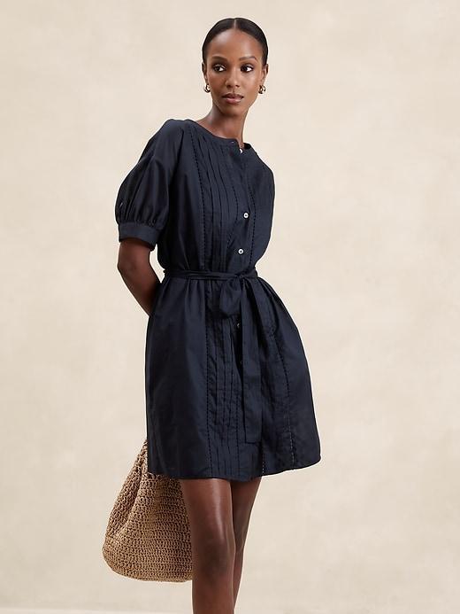 Voile Mini Shirtdress Product Image